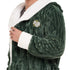 Snuggs Blanket Robe Engraved Lines Green